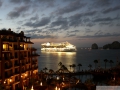 Cruise ship coming into port in Cabo San Lucas, Mexico